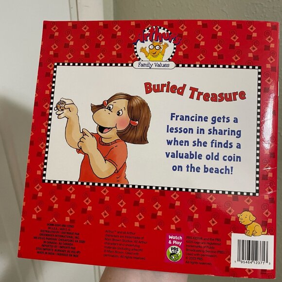 Arthur Book - Buried Treasure - By Marc Brown - MUST BE BUNDLED, MARKED DOWN - Picture 3 of 3